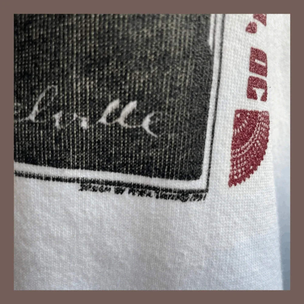 Jerzees Graphic Sweater | White Melville Society 1991 | Size L | Vintage